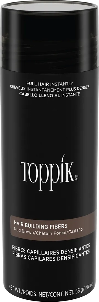 Toppik Hair Building Fibers Medium Brown 55g