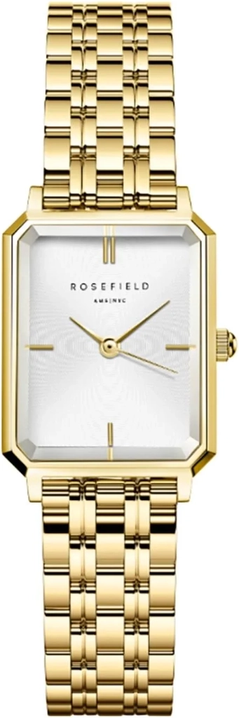 rosefield - the octagon xs gold m. lænke, 19,5x24 mm - perlemor, rustfrit stål