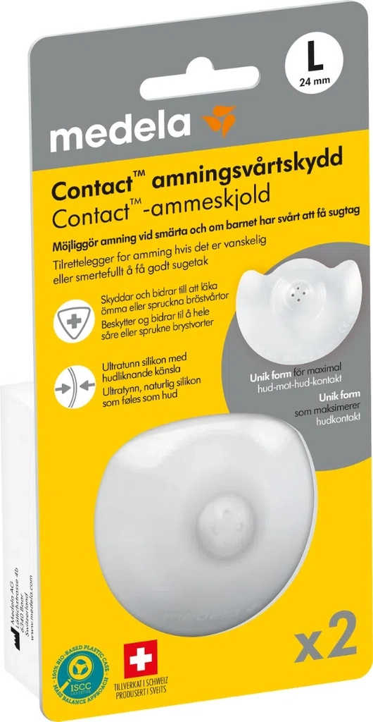 medela contact amningsvårtskydd stl l