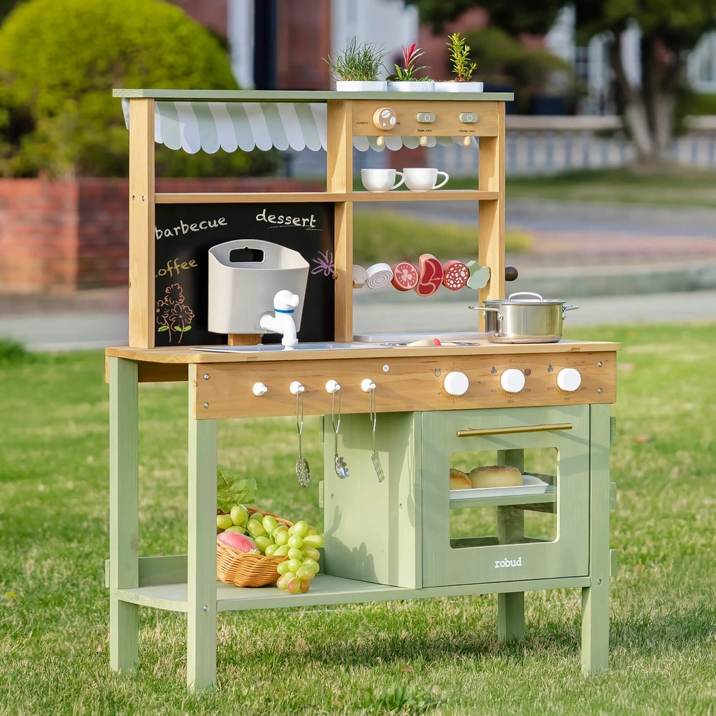 robud outdoor-schlammspielküche grün