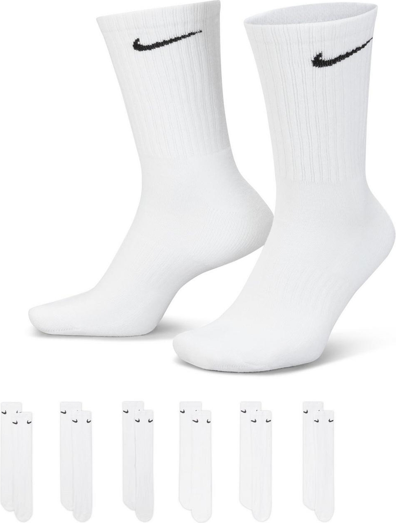 Nike Nike Everyday polstrede sokker 6 Pakke