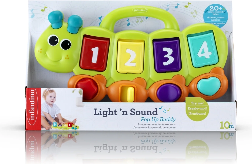 Infantino Light & Sound Pop Up Buddy