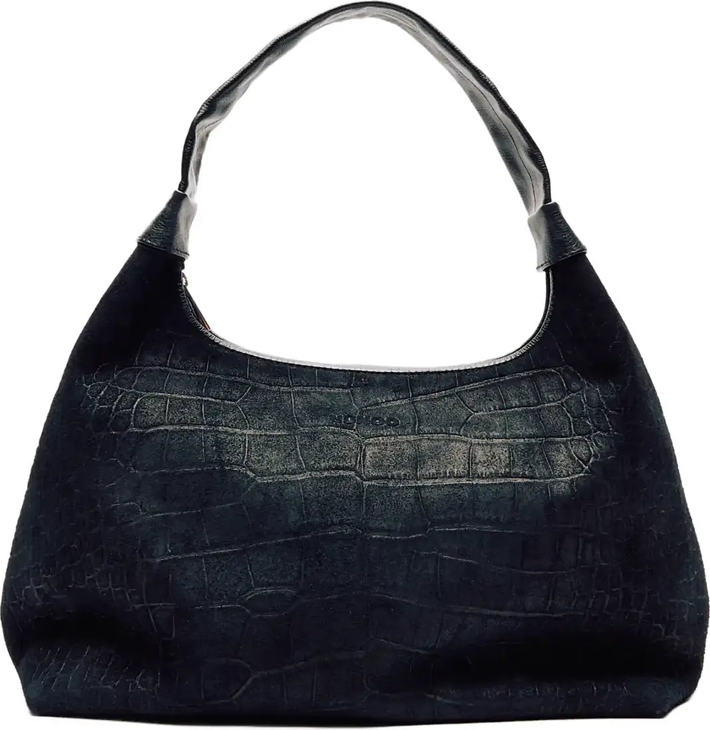 Núnoo Handtasche Big Dandy - Schwarz/Silber