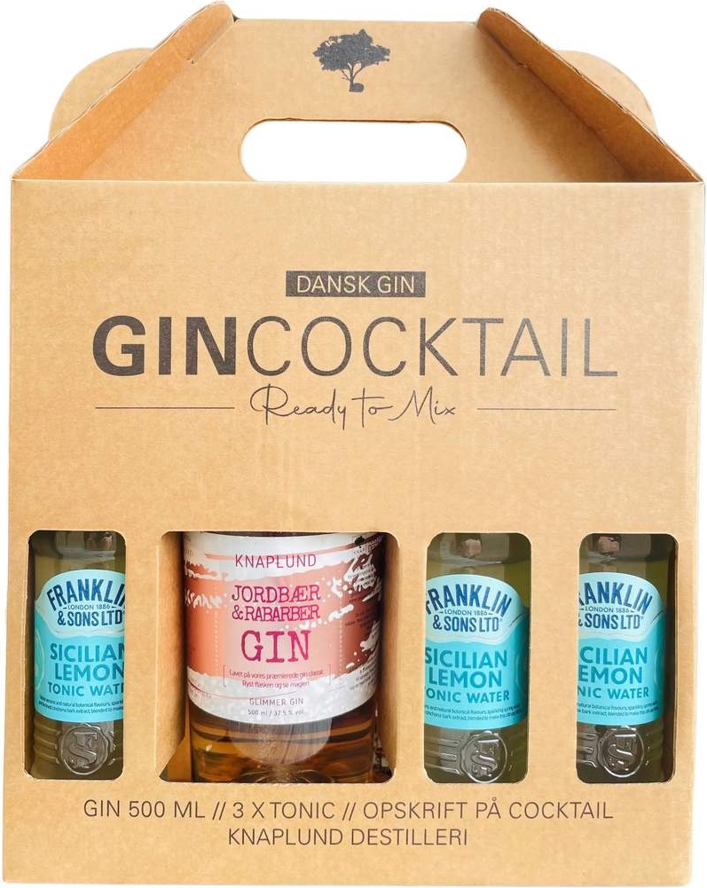 Knaplund Knaplund Foxy Lady Gin, Cocktailpakke Ready To Mix