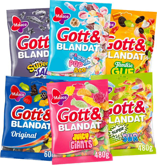 Malaco Gott Blandat Supersur