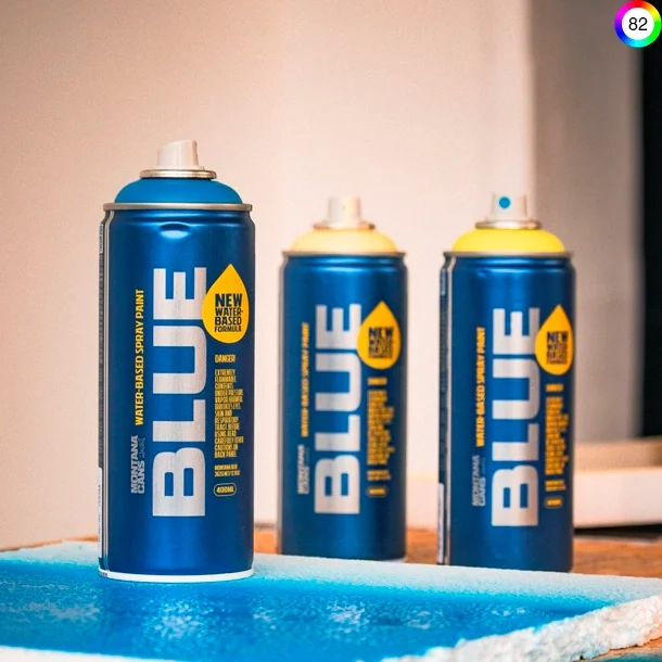 montana blue, 400ml. white