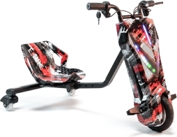 drift trike x-pro vortex 250w red mist | led & bluetooth