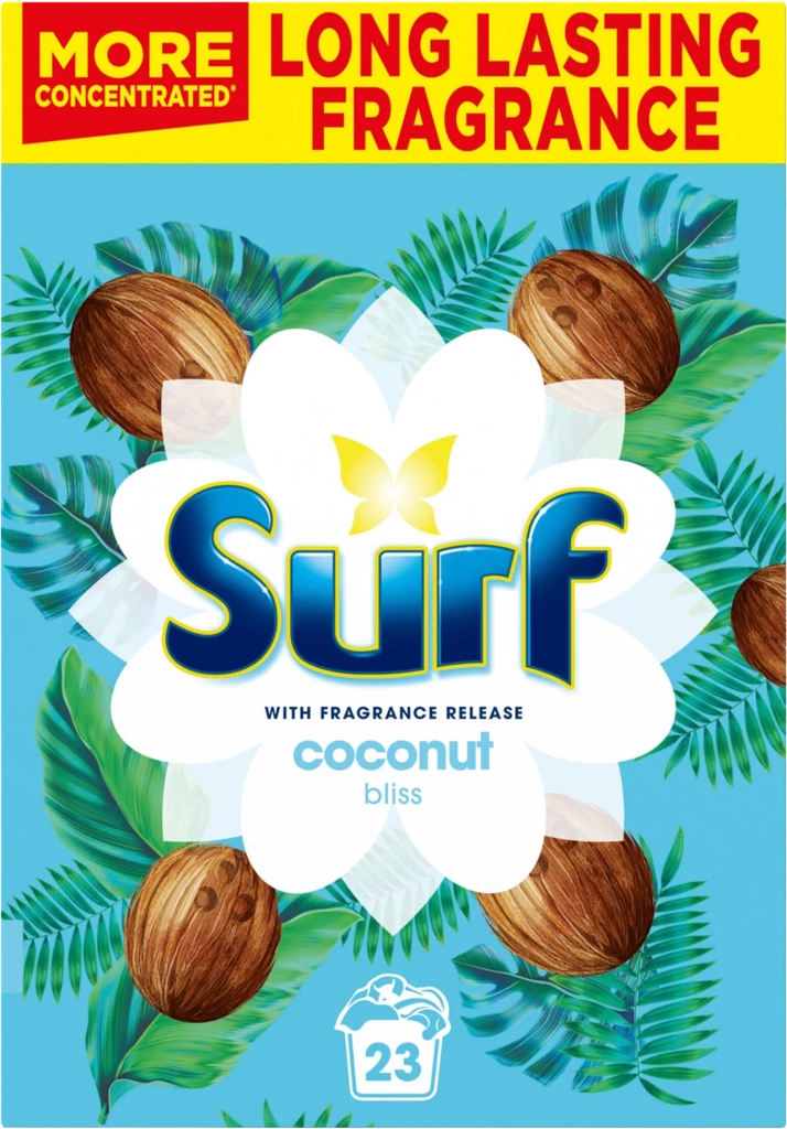 Surf Coconut Bliss Vaskepulver - 1150 g - 1150 g