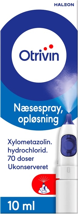 otrivin 1 mg/ml. | 10 ml. mod tilstoppet næse. køb den her.