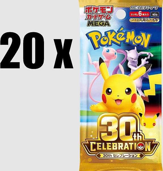 Pokémon MEGA M6a 30th Celebration Japansk Booster Box