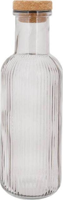 Cosy & Trendy Karaffel Med Prop Grå Glas 1l Vandkaraffel