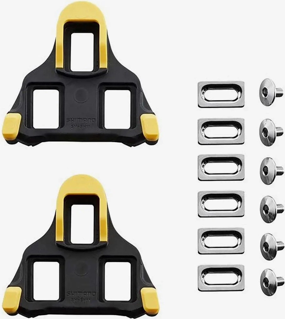 shimano – klampe sm-sh11 gul – 6 graders bevægelighed