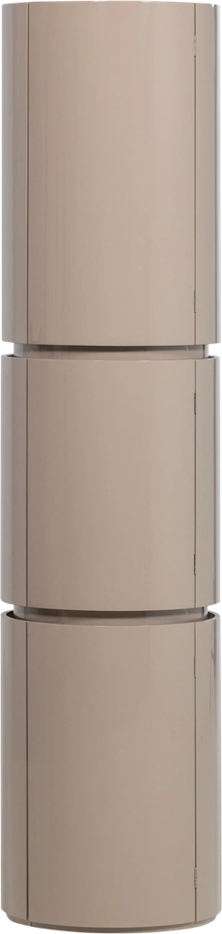 Vinskab WOOOD Collection Sera, sand/beige højglans MDF, H188 Ã Ø45 cm, 3 hylder, FSC-certificeret