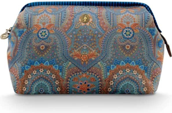 PIP Studio Cooper Kosmetiktaske - H 20,7 x B 30 cm -Polyester/fløjl - Blue