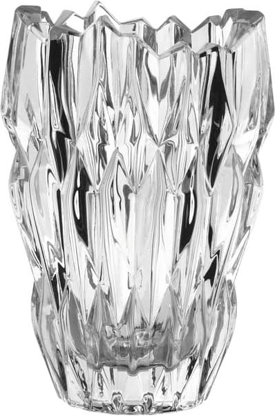 Nachtmann Quartz Vase - H 16 cm - Krystalglas - Klar