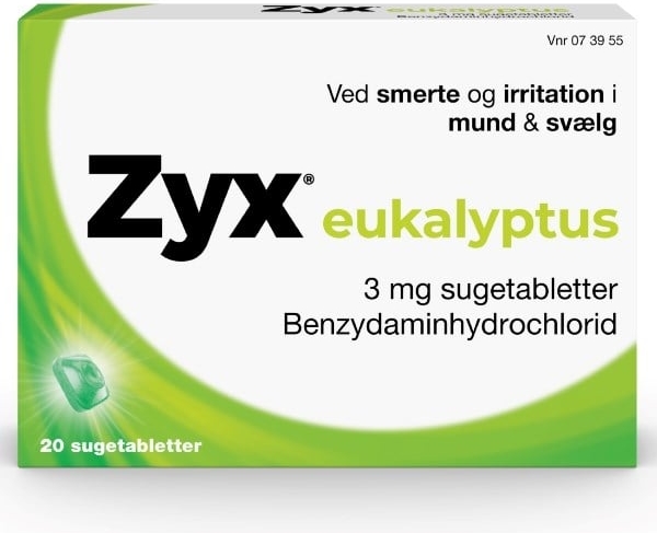 Eukalyptus 3mg 20 stk Sugetablet
