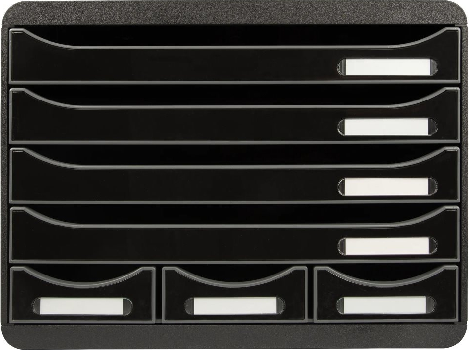Exacompta Store-Box Skuffekabinet 7 Glossy Sort
