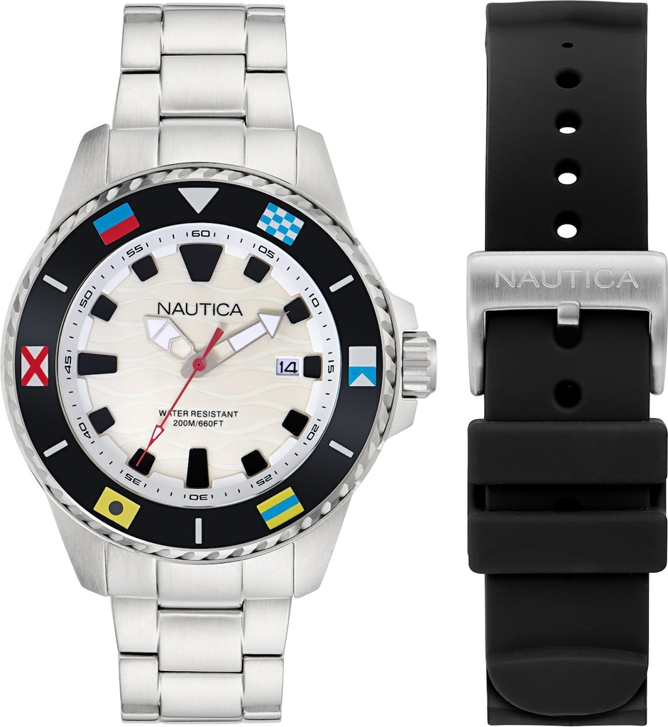 NAUTICA Analogt ur  greige