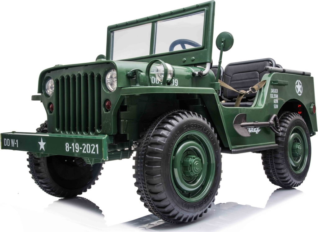 army classic adventure xxl m/3 sæder + 4x24v motor + gummihjul