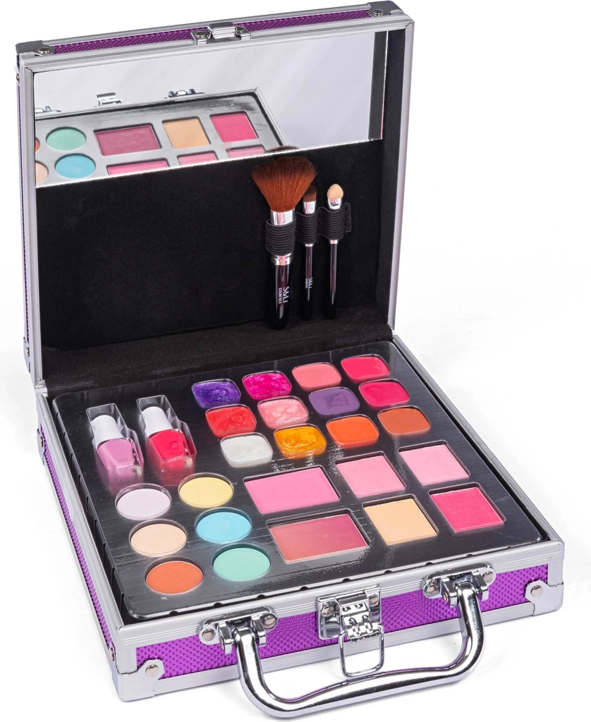 Børne make up - Luksus makeupkuffert - 21x21 cm