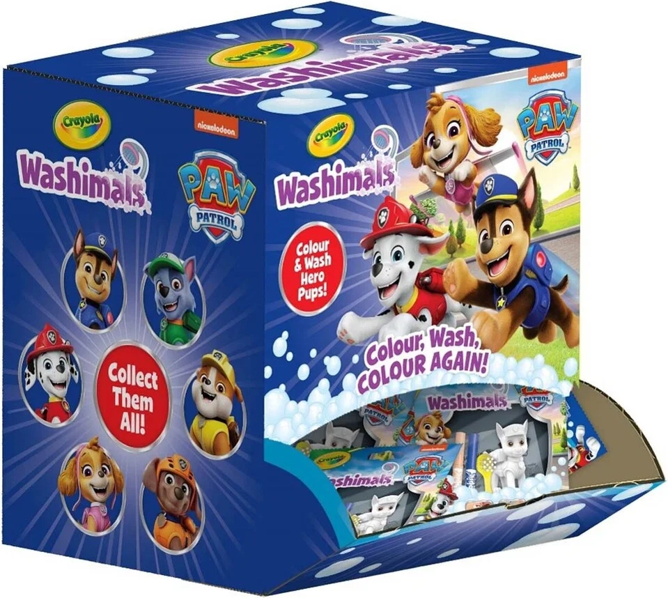 Crayola Washimals Paw Patrol Kæledyr Assorterede