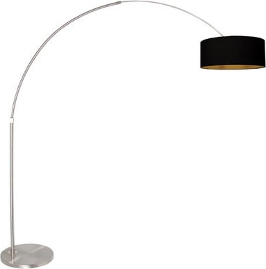 Steinhauer Buet Sparkled Light Aluminium Grå Zink Gulvlampe