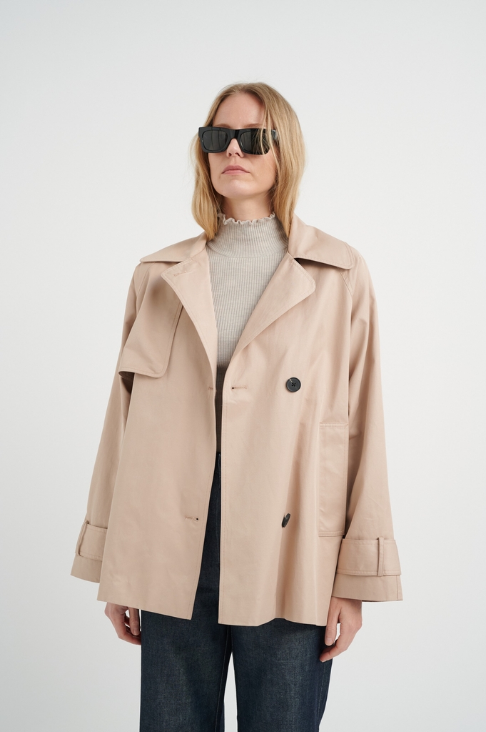 inwear overgangsfrakke 'minona' i sand