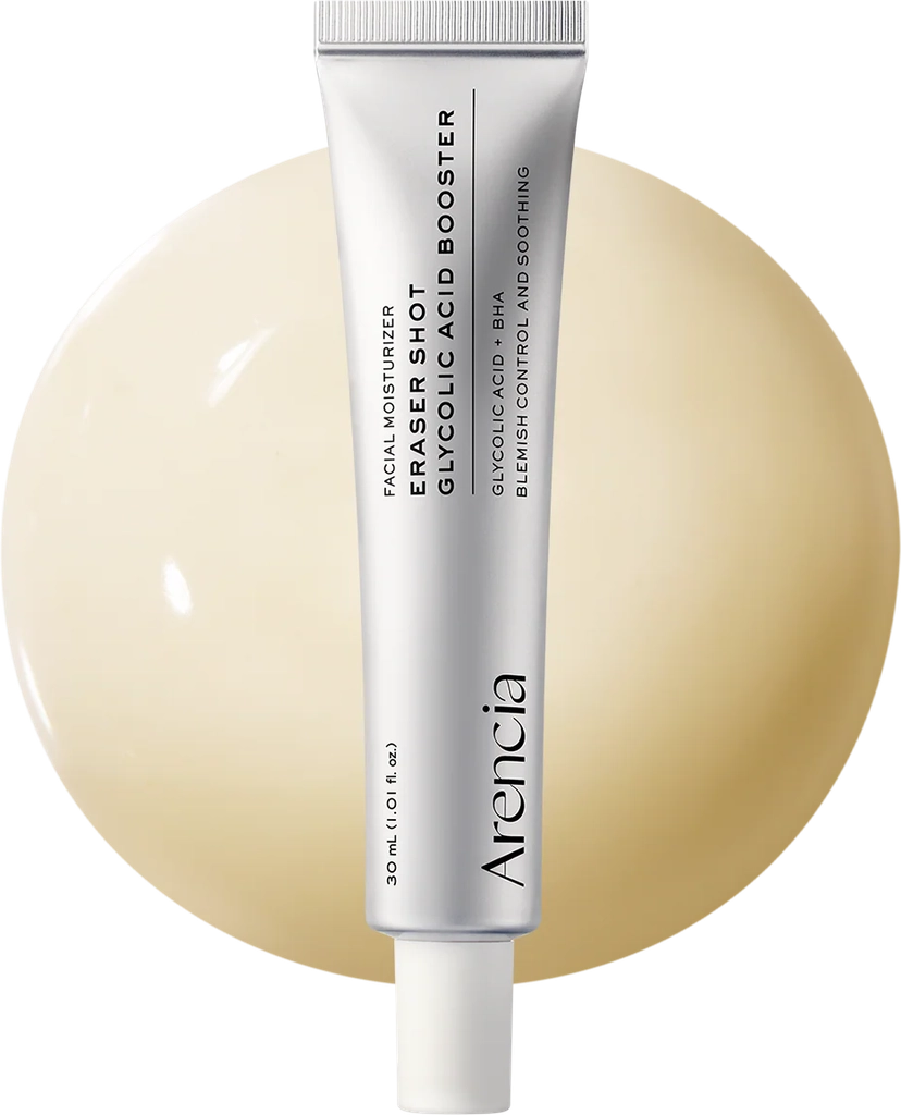 eraser shot glycolic acid booster, daily clarifying multi-acid formula for smoother, clear-looking skin, 1.01 fl. oz.