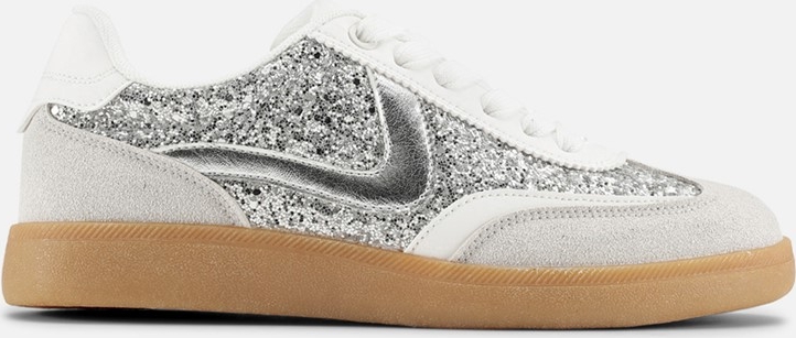 rugged gear dame sko hvid/glitter white-glitter