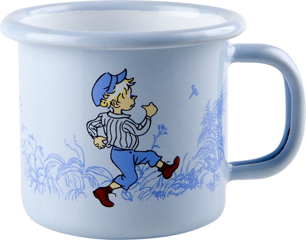 EMIL I LÖNNEBERGA Enamel Mug Emil 1,5Dl |Blue |15 CL