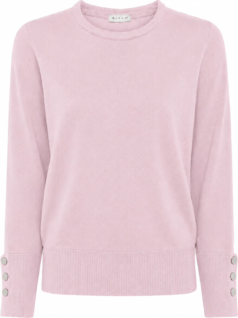 Micha BB Jumper_Bbautumnviscoseknit Kvinde Rose Sweaters Str S - hos Magasin