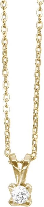 Aagaard Diamant Vedhæng 8 Kt Guld Lab Diamant