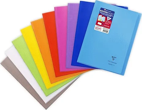 clairefontaine koverbook hæfte a4 - flere varianter - assorteret