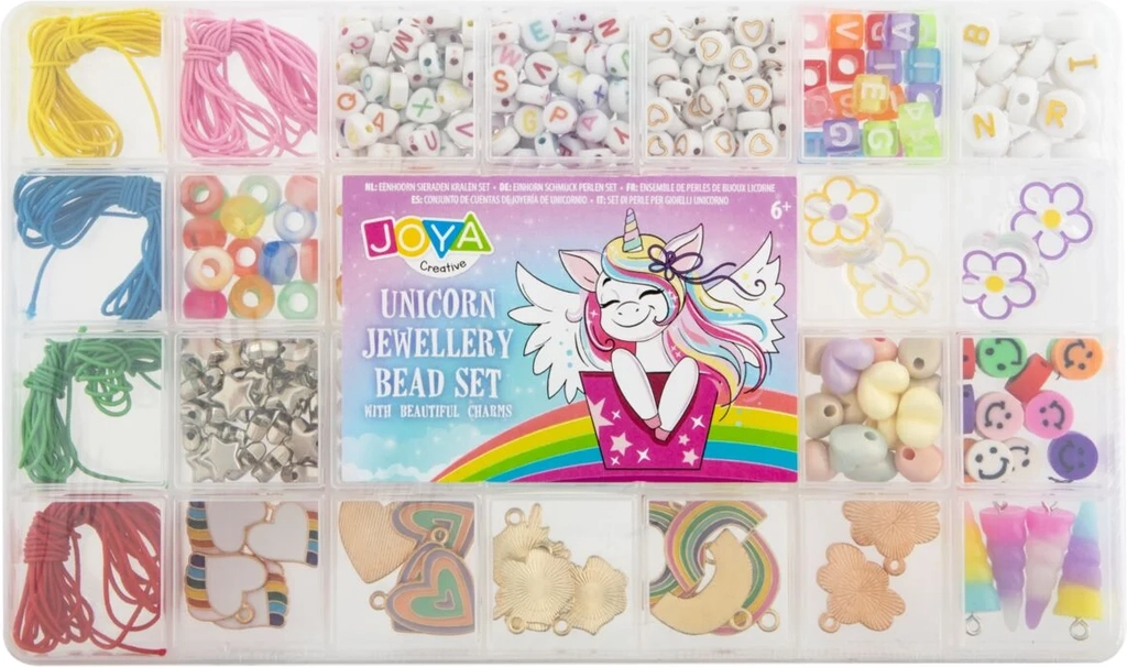 JOYA - Unicorn Jewellery bead set with beautiful charms (981025)