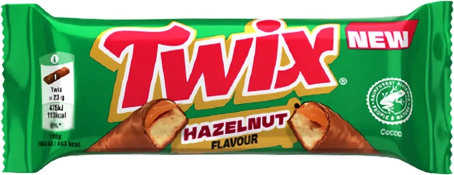 Twix Hazelnut Chokladbit 46g