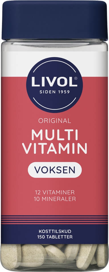 Livol Multi Vitamin Original Voksen (Stop Beauty Waste)   150 stk.