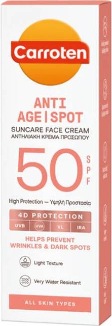 Carroten Anti-age Spot Face Cream SPF 50
