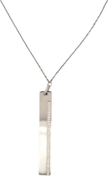 white gold necklace