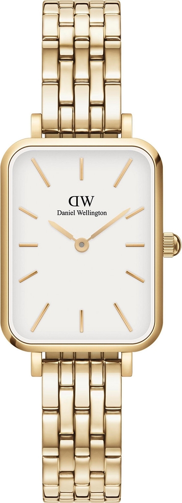 DANIEL WELLINGTON Quadro 20X26 5-Link G White |Gold |20X26MM