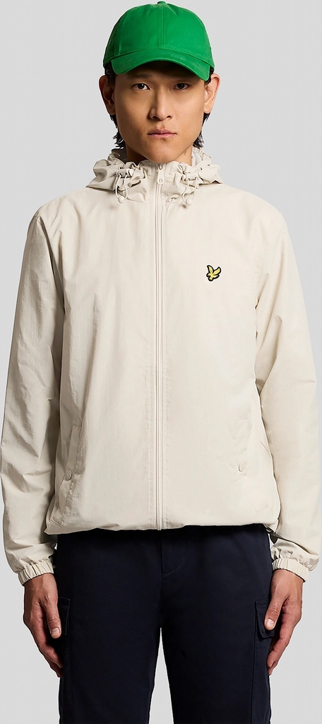 Lyle & Scott - Jacka Zip Through Hooded Jacket - Beige
