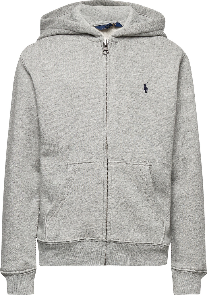 Ralph Lauren Kids Cotton-Blend-Fleece Hoodie - Grey - 117-123