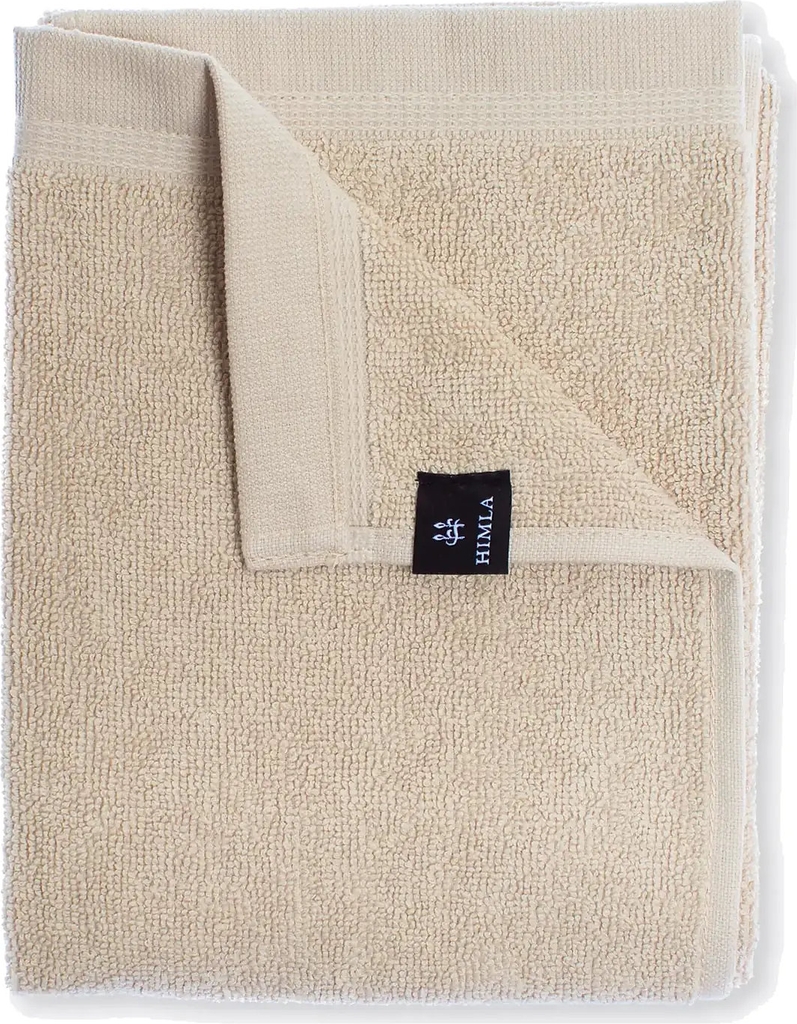 Himla Lina Håndklæde 30 x 50 cm Badehåndkle Natur, Beige (50x30cm)