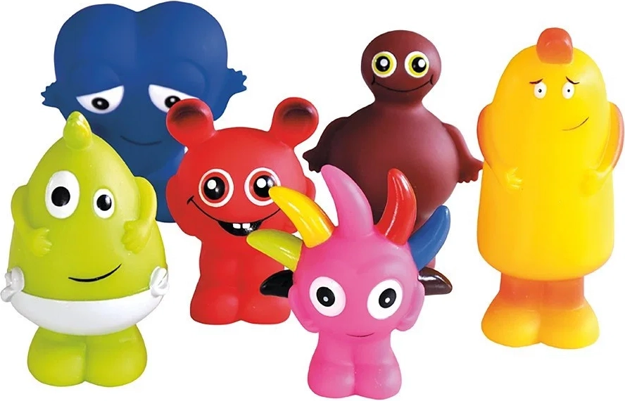 babblarna plastfigurer, 6-pak
