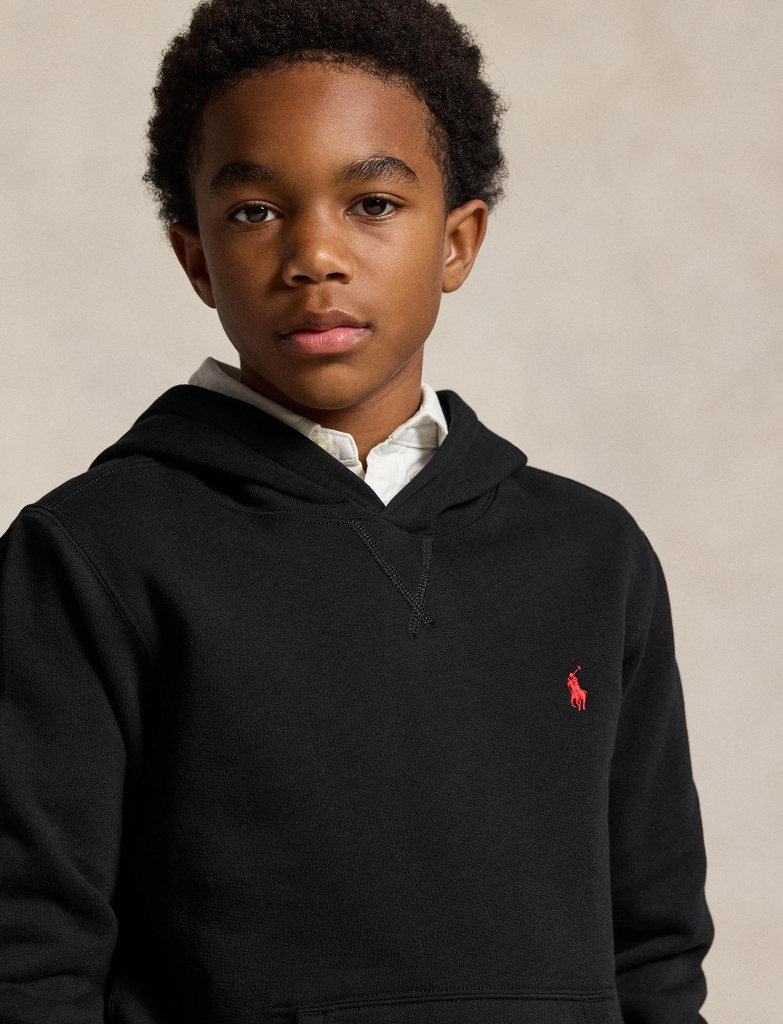 Ralph Lauren Kids Fleece Hoodie - Black - 163-174