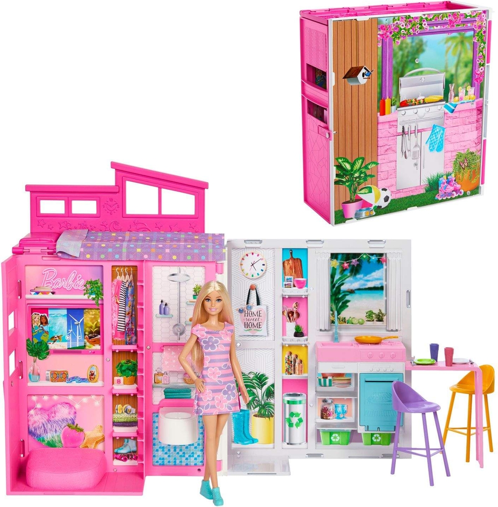 Barbie Hus Med Dukke Øko