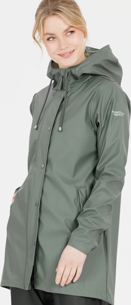 Weather Report Petra W Rain Jacket - Green - 44