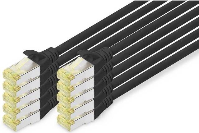 Digitus DK-1644-A-005-BL-10 RJ45 Netværkskabel, CAT S/FTP 0.5m