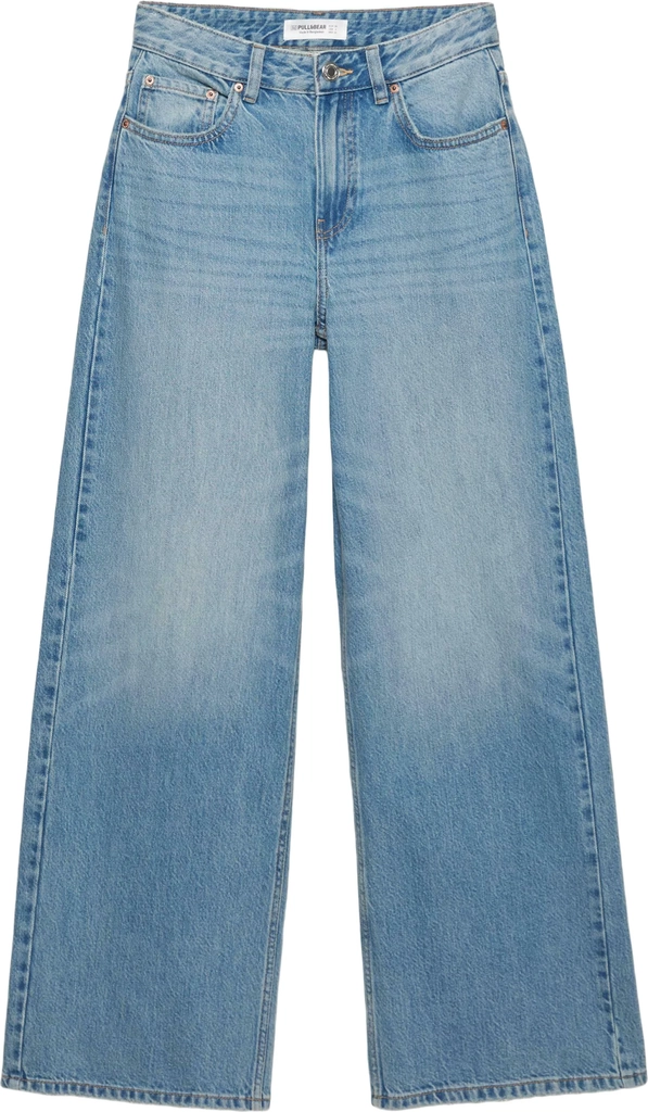 loose oversize - jeans < - wide leg - blue-black denim