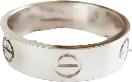 love white gold ring cartier