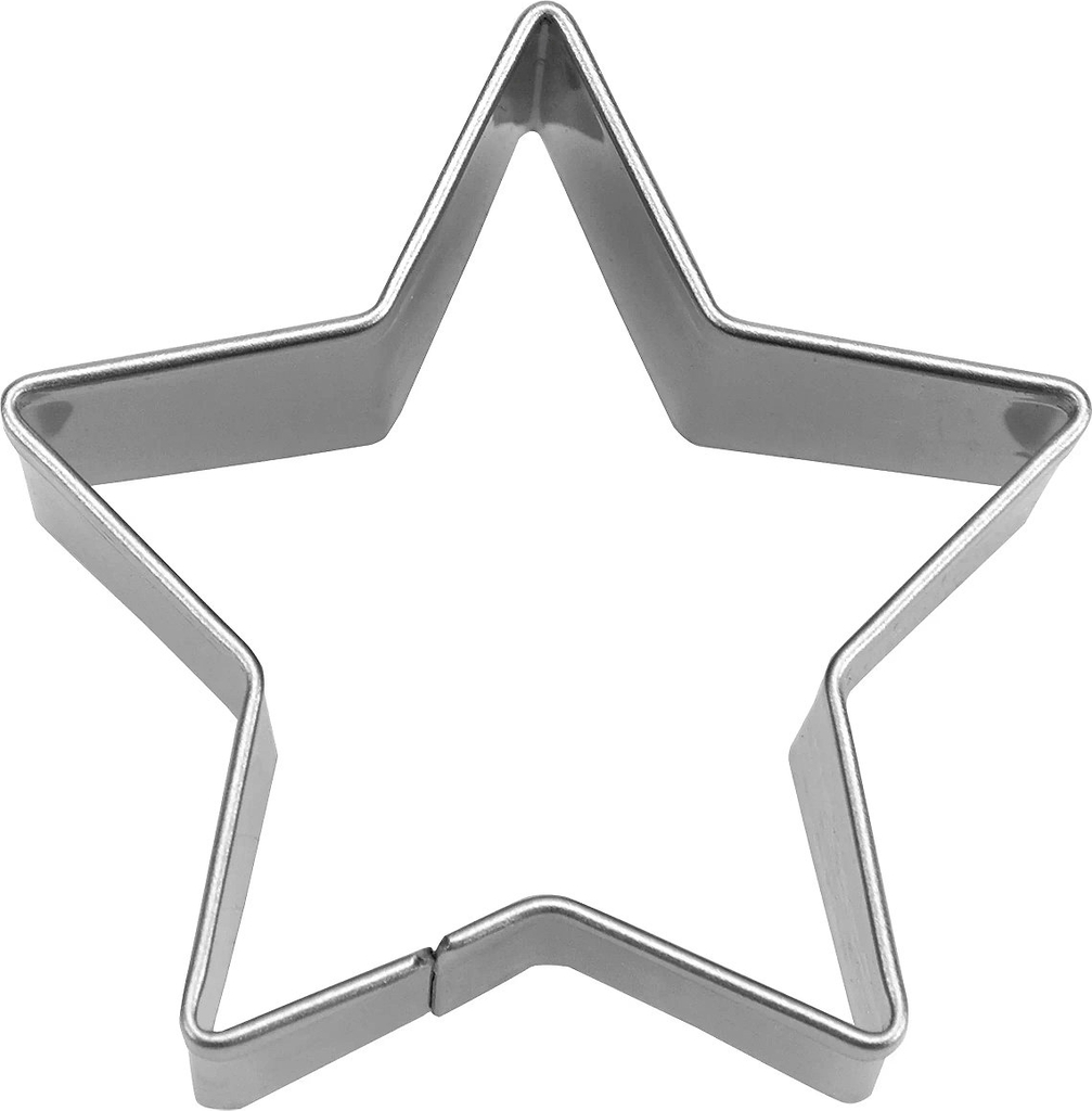 kageform stjerne femtakket 4 cm - øvrige bageredskaber
